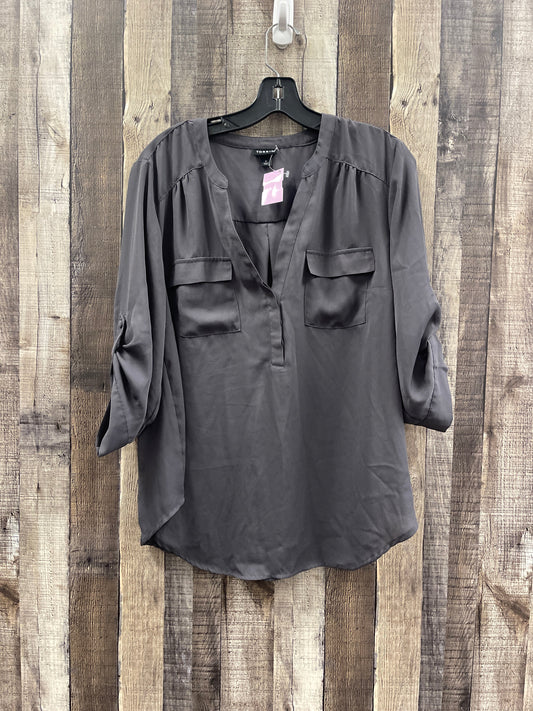 Blouse 3/4 Sleeve By Torrid In Grey, Size: L