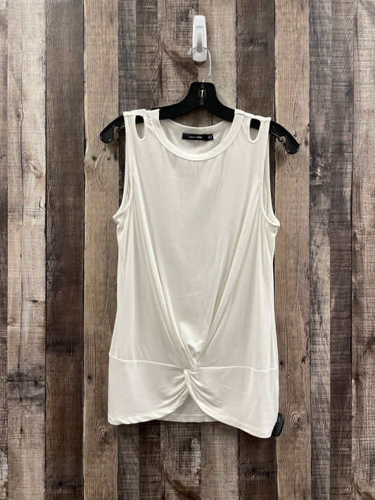 White Top Sleeveless Doe & Rae, Size M