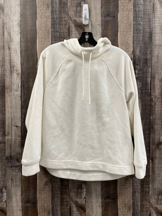 White Athletic Sweatshirt Hoodie Old Navy, Size S