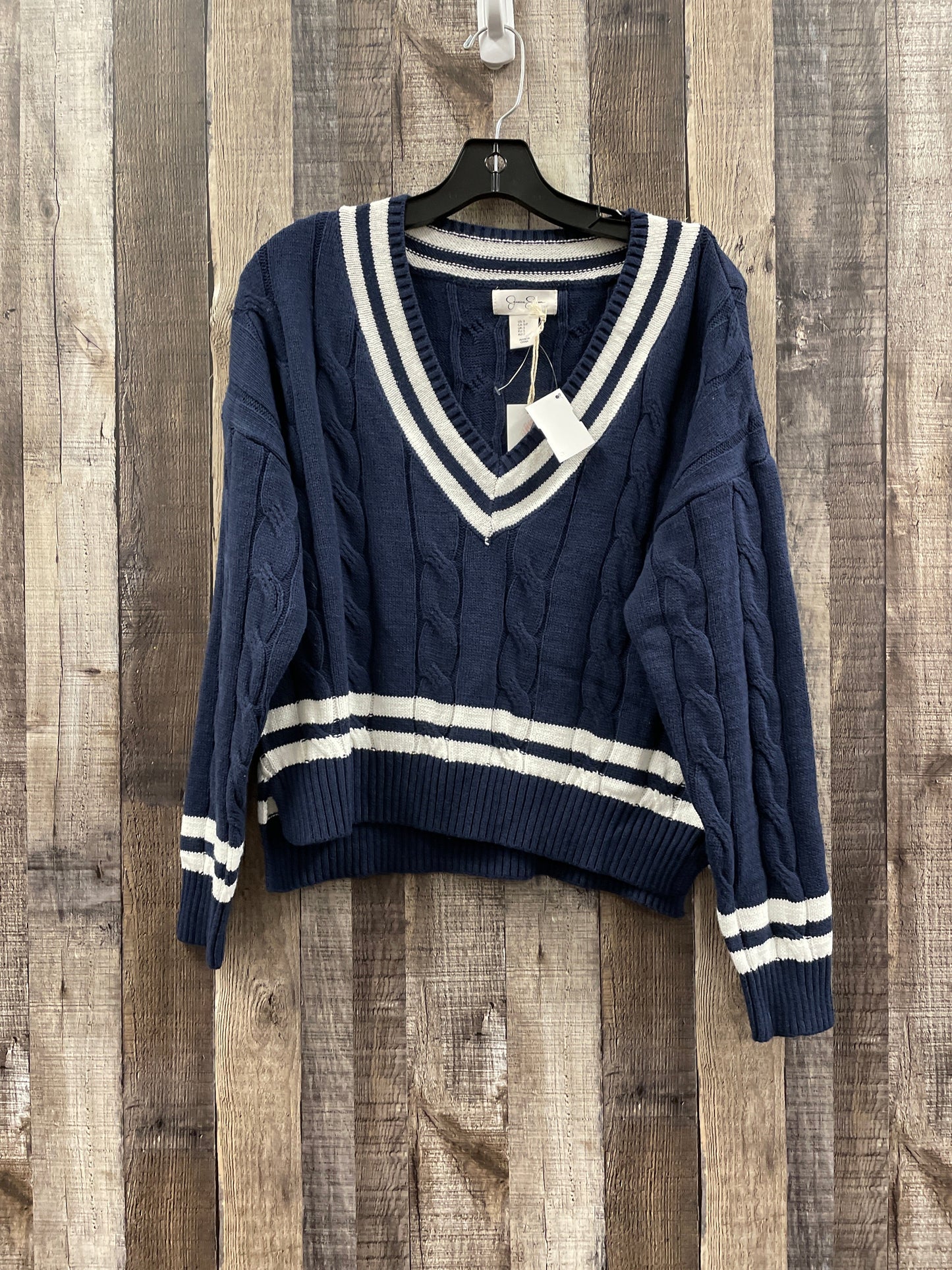 Sweater By Jessica Simpson In Striped Pattern, Size: S