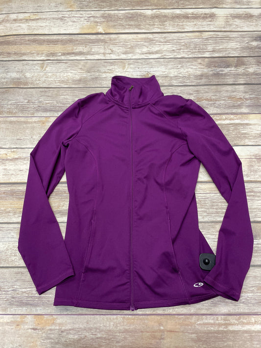 Athletic Jacket By Champion In Purple, Size: Xs