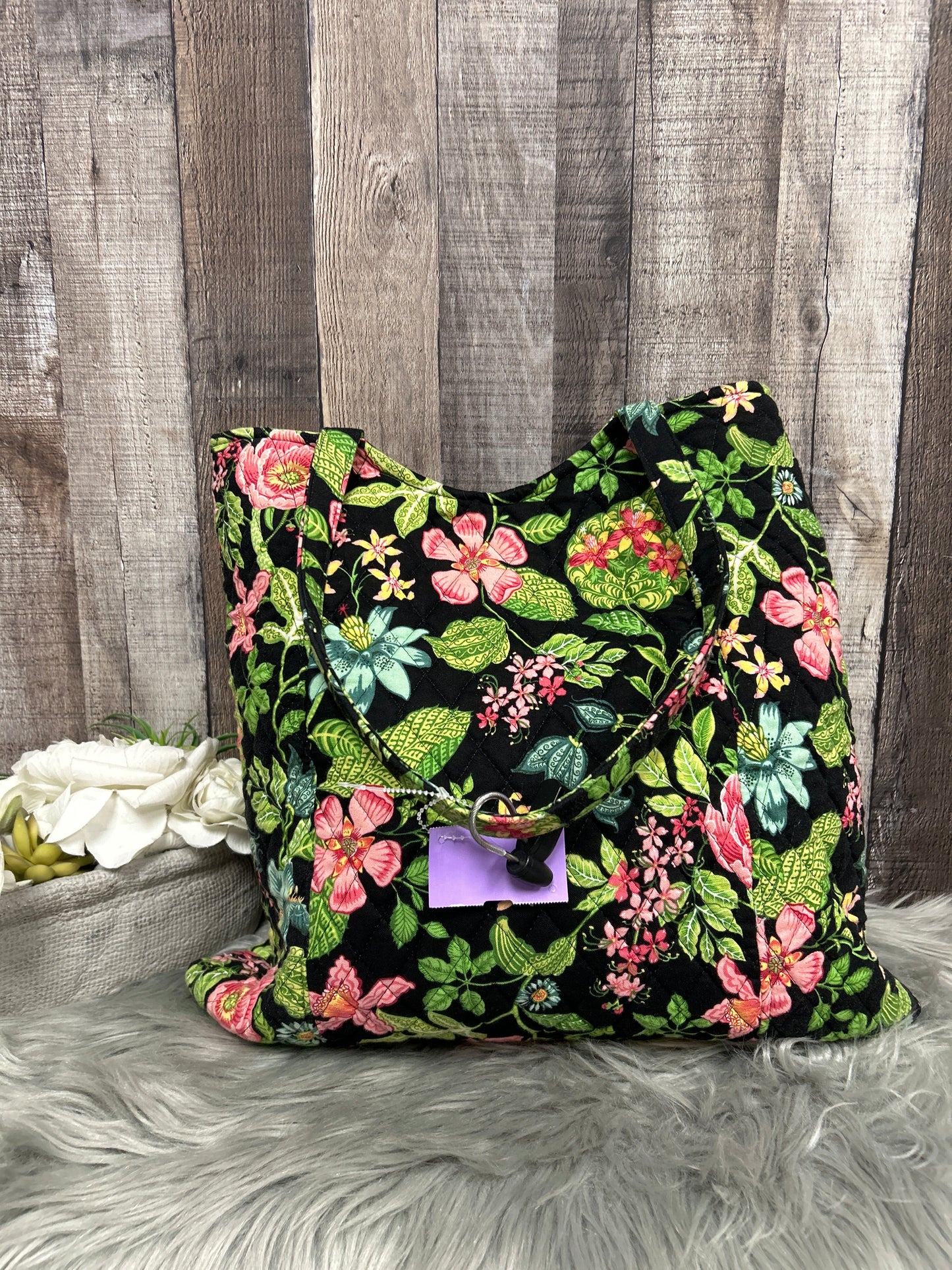 Floral Print Handbag Vera Bradley, Size Medium