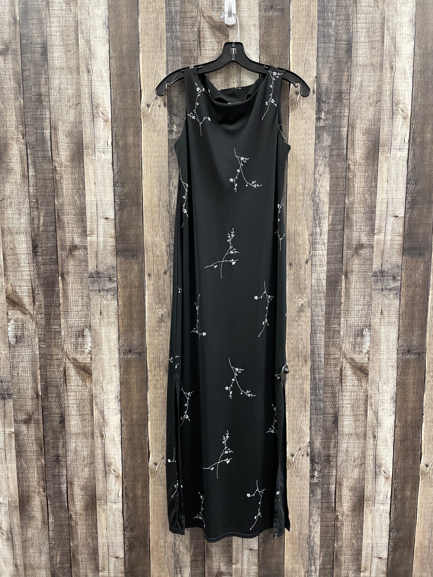 Black Dress Casual Maxi Jalate, Size M