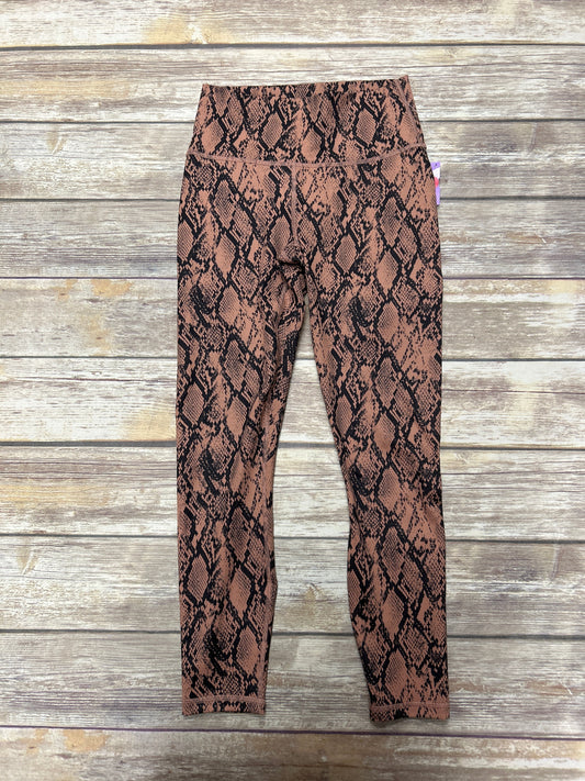 Athletic Leggings By Fabletics In Animal Print, Size: Xs