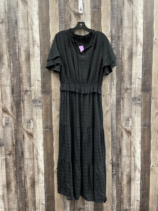 Black Dress Casual Maxi Cme, Size L