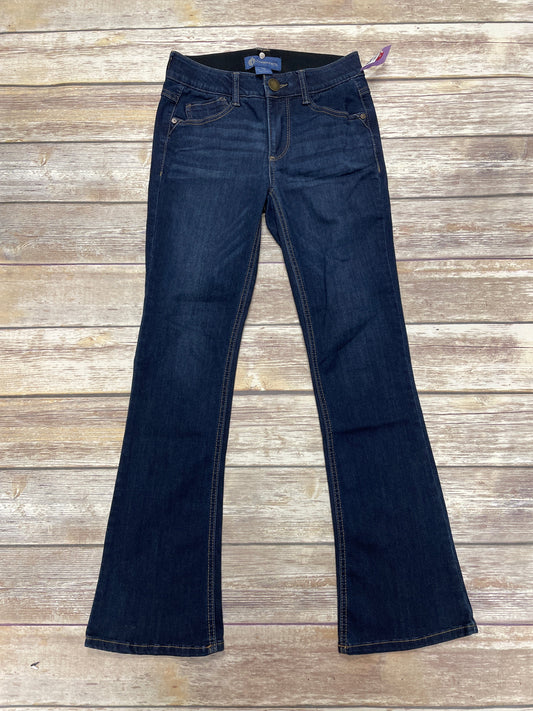 Blue Denim Jeans Flared Democracy, Size 0 petite