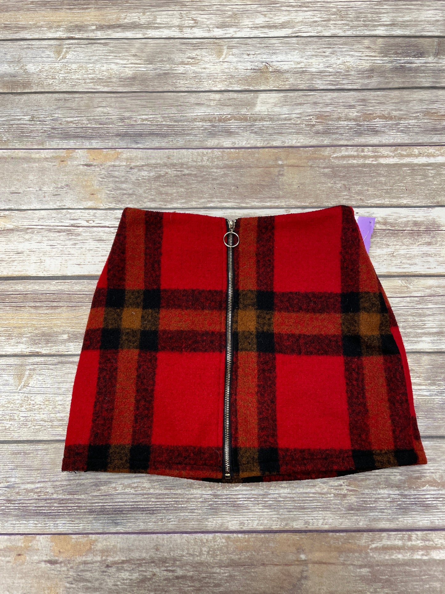 Plaid Pattern Skirt Mini & Short Forever 21, Size S