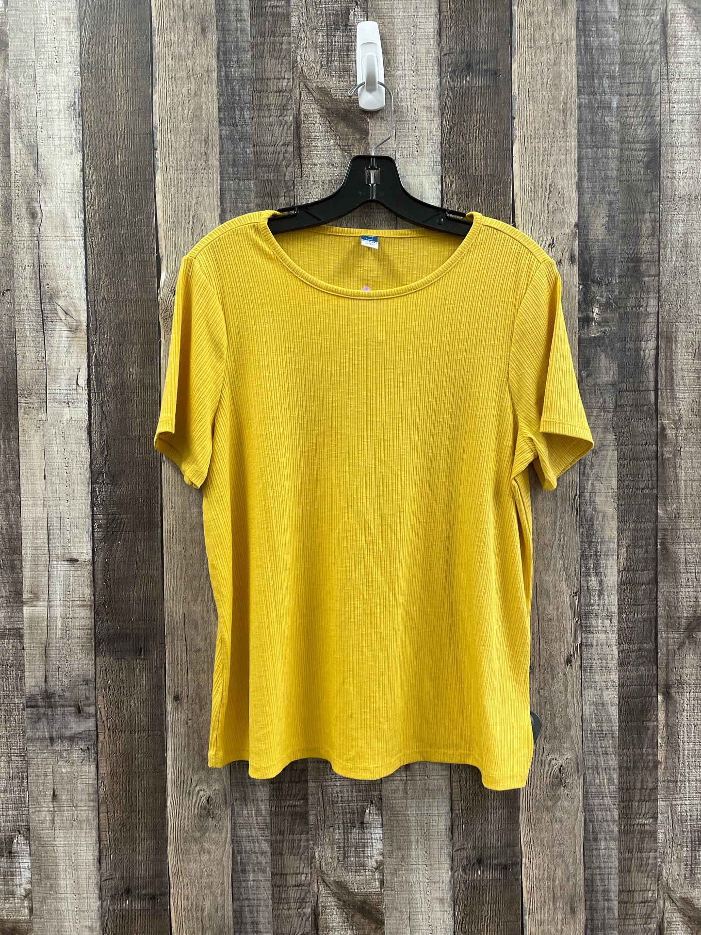 Yellow Top Short Sleeve Old Navy, Size M