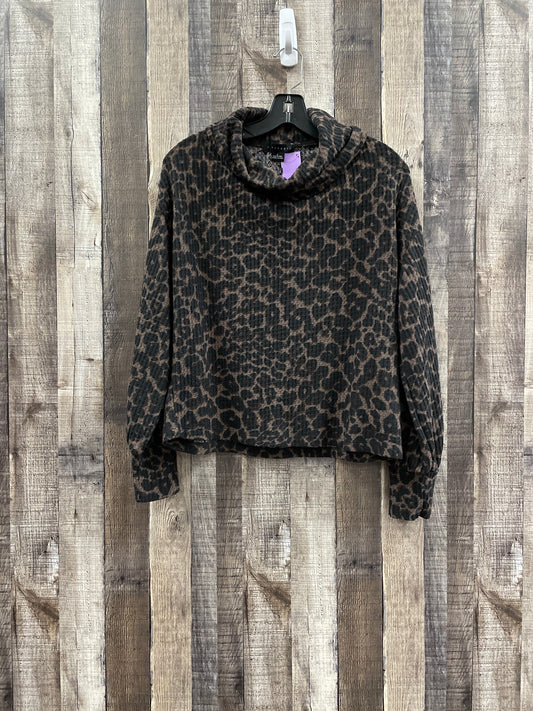 Animal Print Top Long Sleeve Sanctuary, Size S