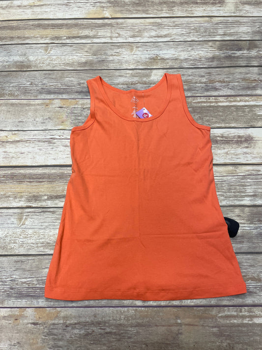 Orange Top Sleeveless St Johns Bay, Size M