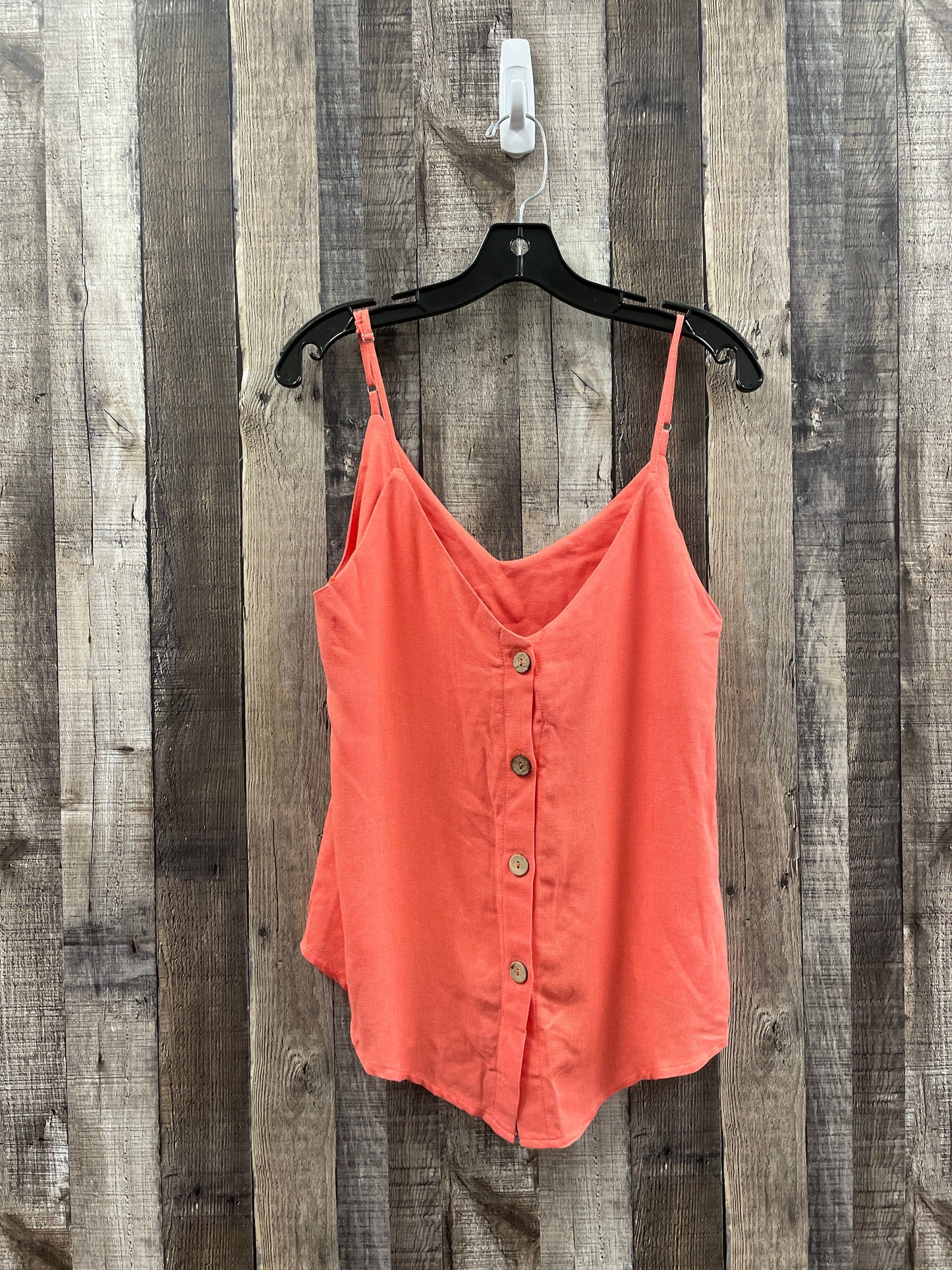 Orange Top Sleeveless La Miel, Size L