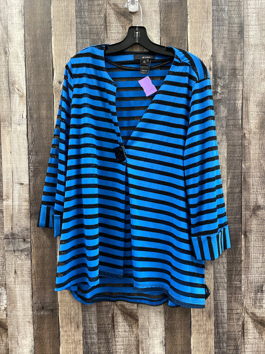 Blue Cardigan Ali Miles, Size Xl