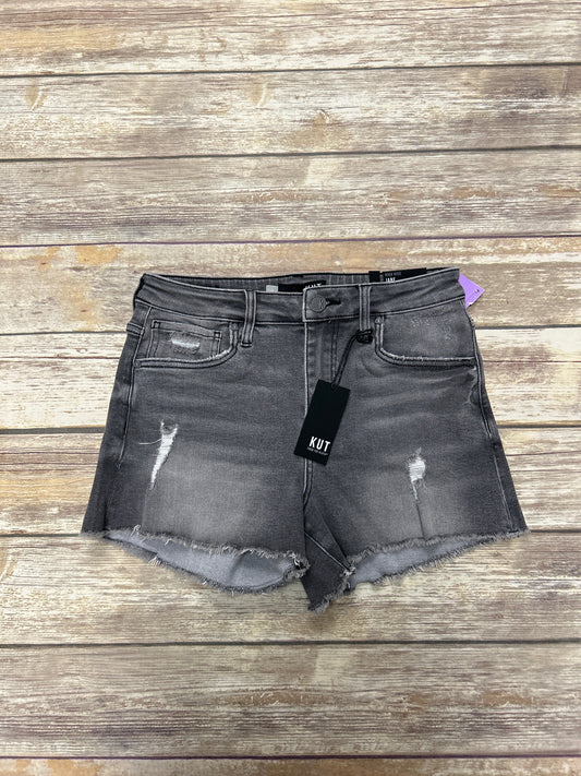 Black Denim Shorts Kut, Size 2