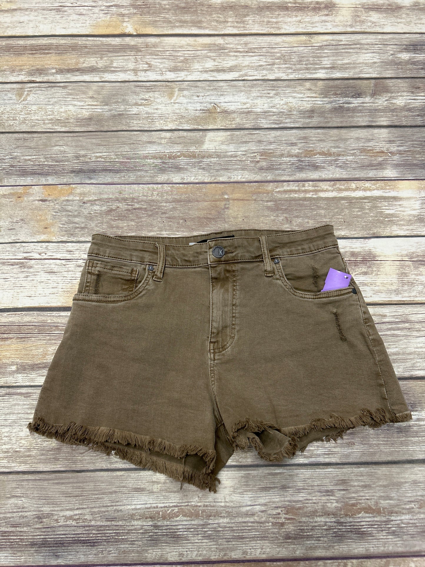 Brown Denim Shorts Kut, Size 4