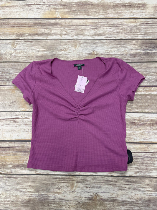 Purple Top Short Sleeve Wild Fable, Size M