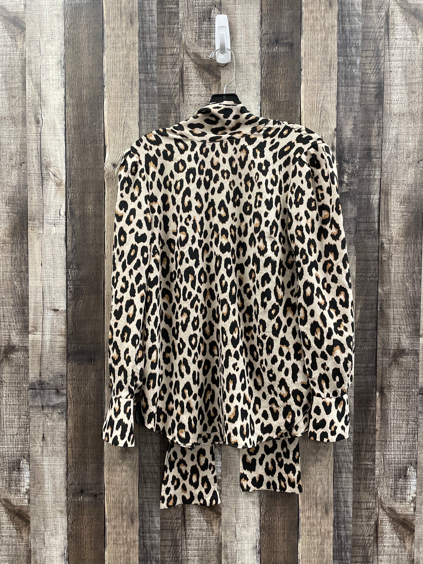 Top Long Sleeve By Ann Taylor In Animal Print, Size: Xs