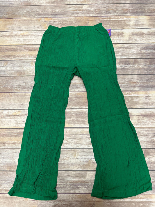 Pants Wide Leg By Shein In Green, Size: L