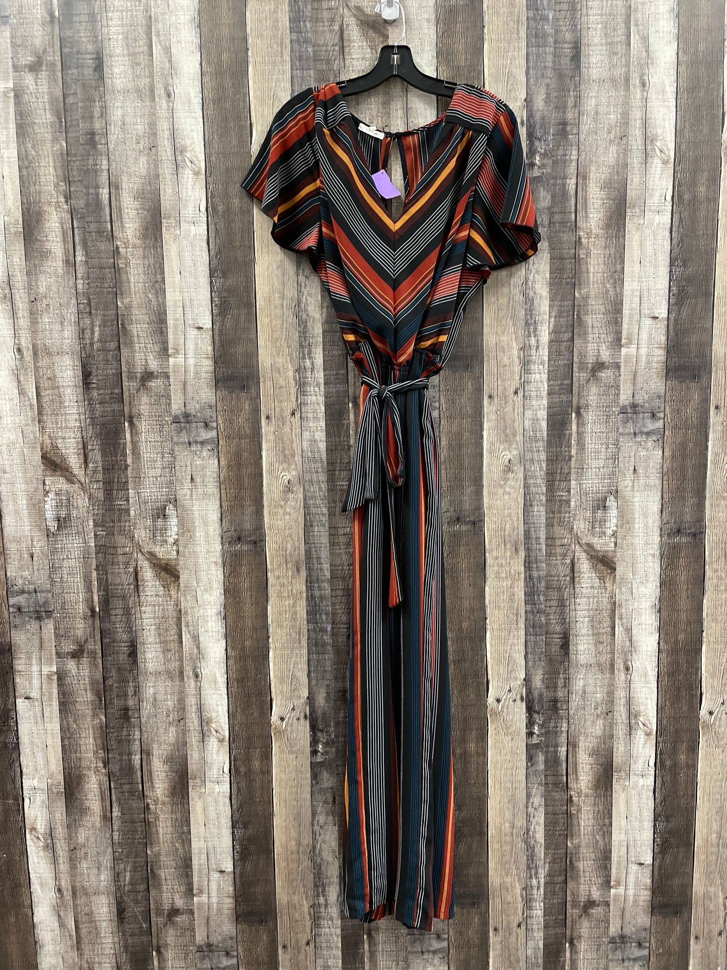 Striped Pattern Jumpsuit Maurices, Size M