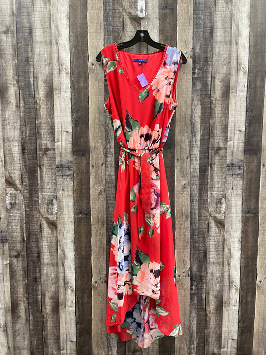 Floral Print Dress Casual Maxi Apt 9, Size Xl