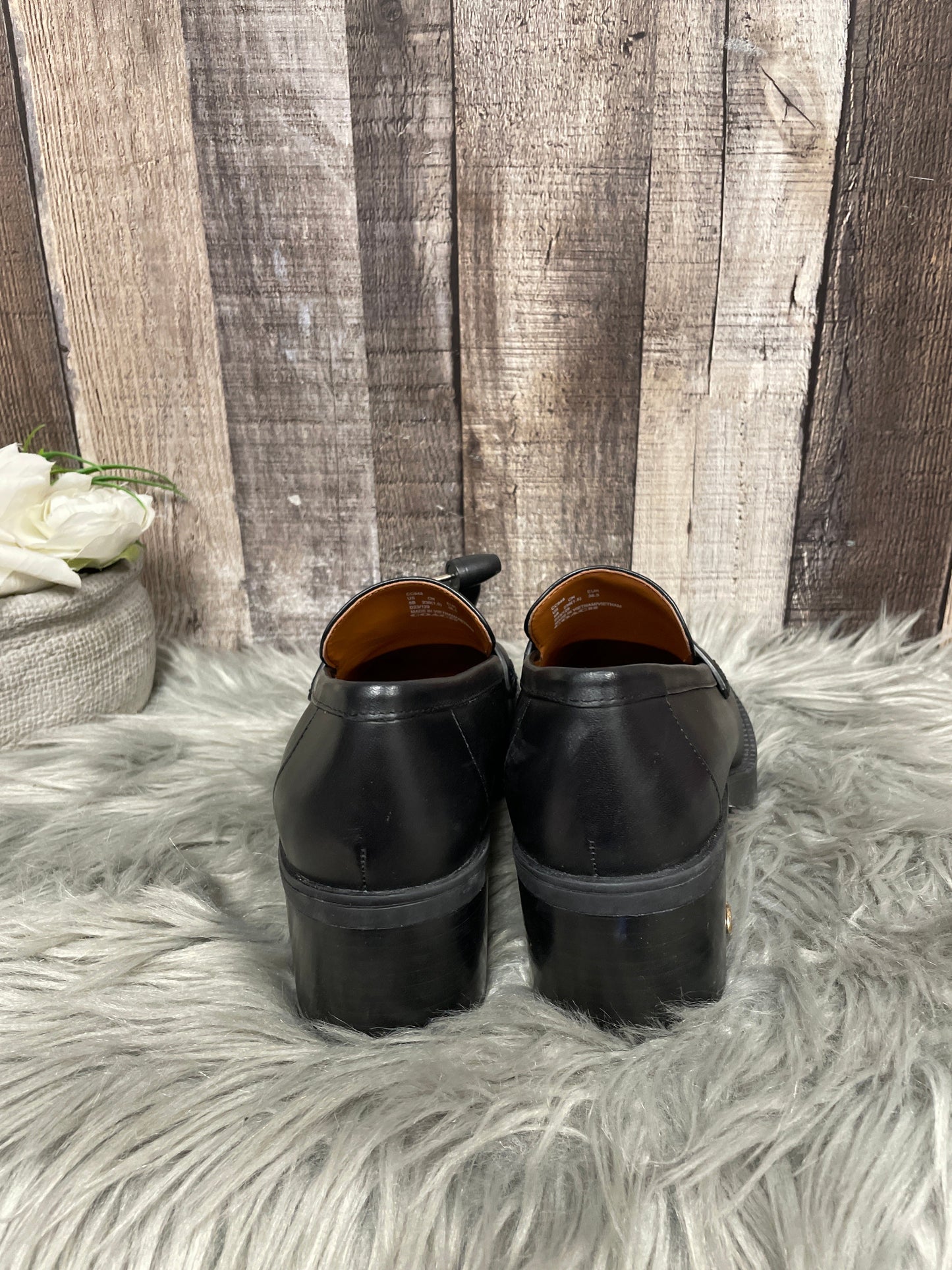 Black Shoes Designer Coach, Size 6