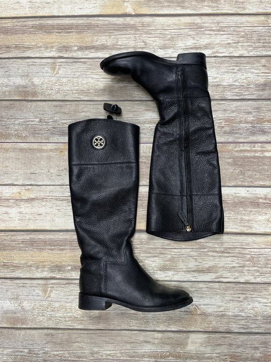 Boots Designer By Tory Burch In Black, Size: 6.5