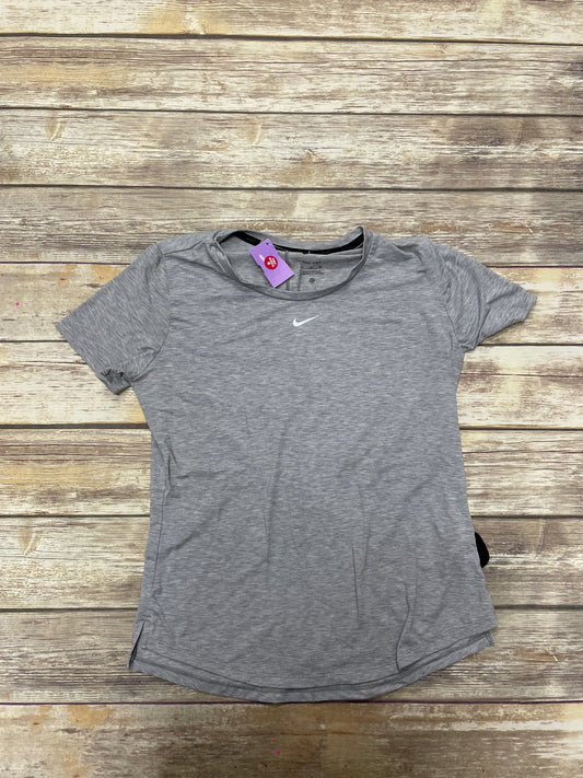 Grey Athletic Top Short Sleeve Nike, Size S