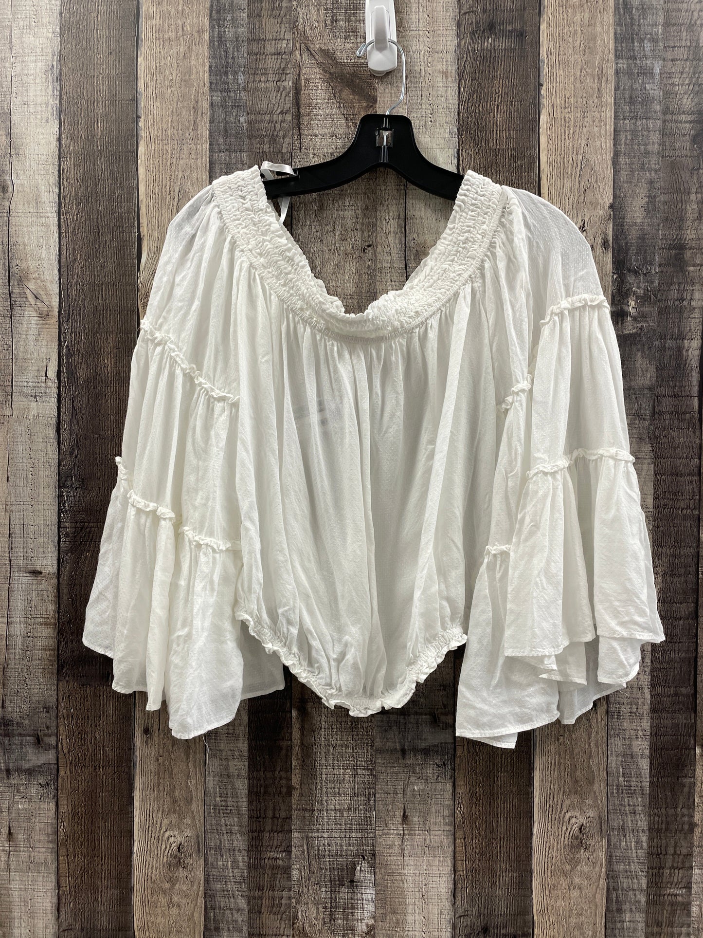 Top Long Sleeve By Free People In White, Size: S