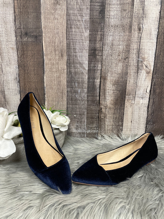 Navy Shoes Flats Cme, Size 11
