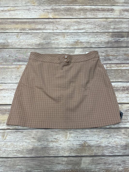 Tan Skirt Mini & Short Express, Size 8