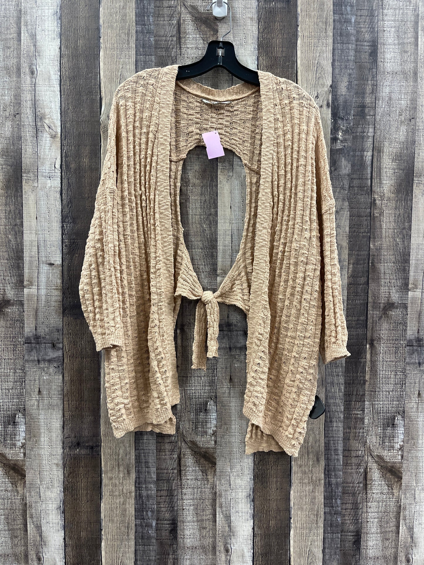 Tan Cardigan Bke, Size M