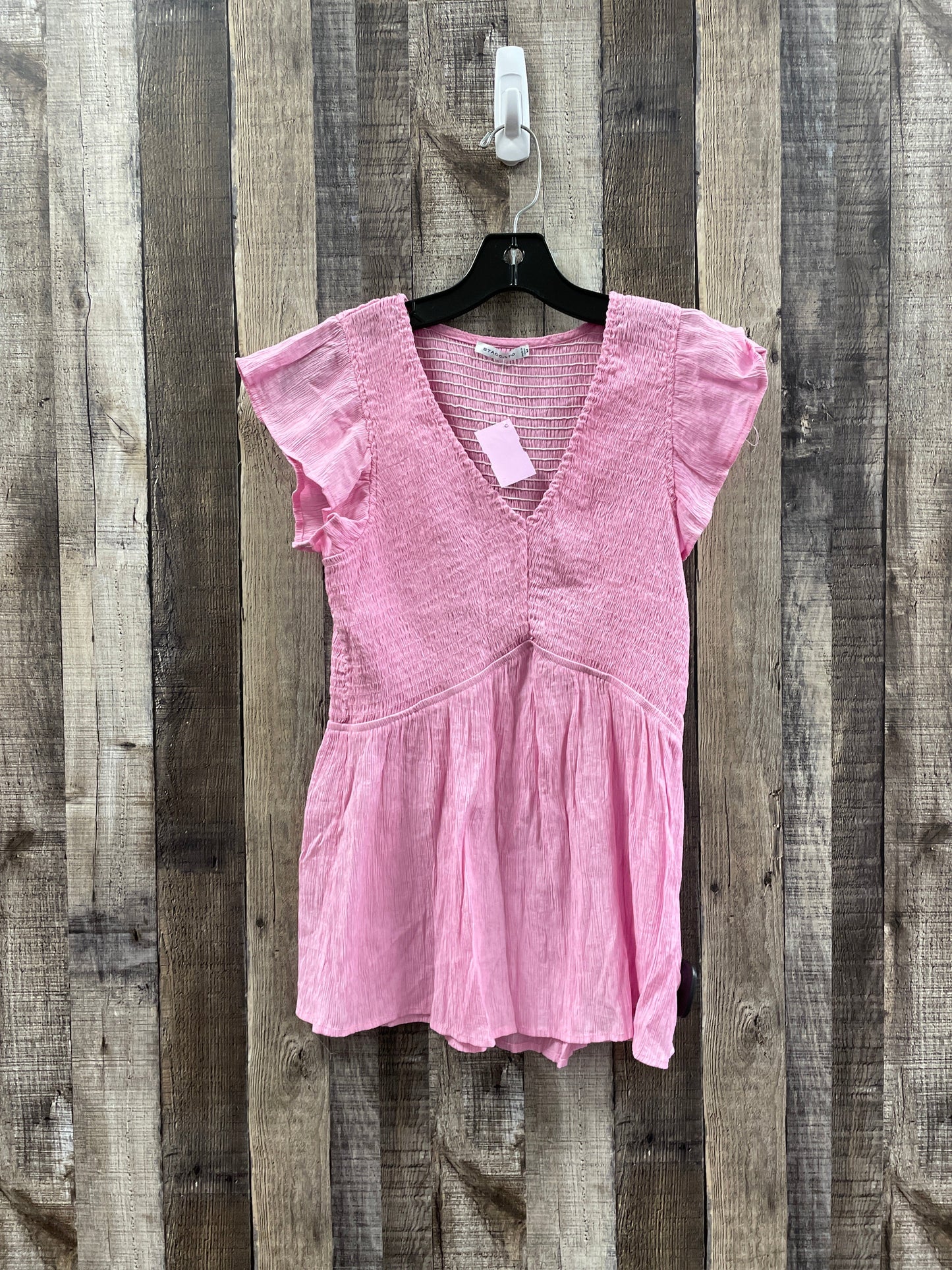 Pink Top Sleeveless Staccato, Size M