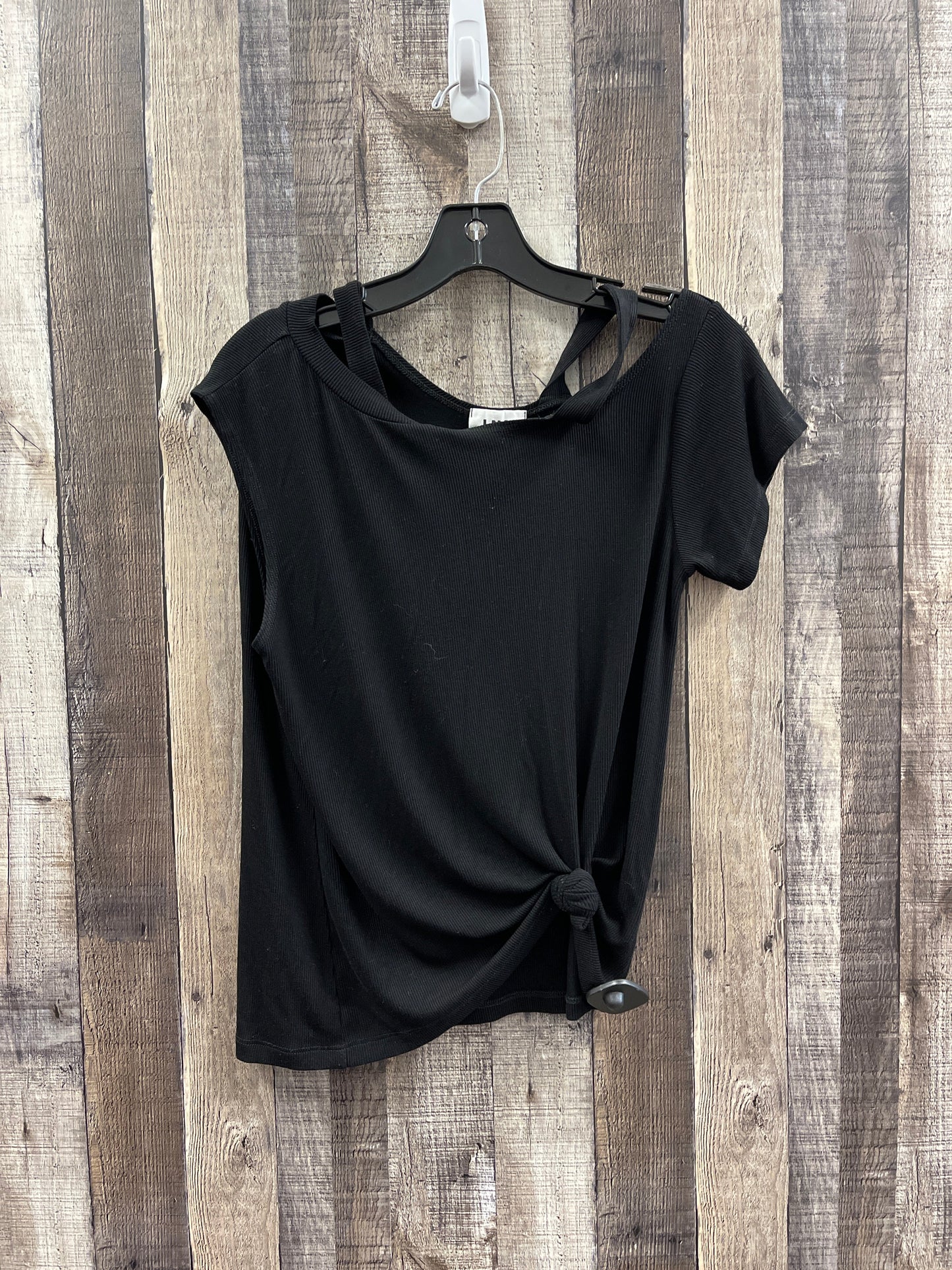 Black Top Short Sleeve Basic Cme, Size S