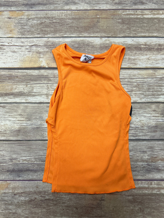 Orange Tank Top Cme, Size Xs