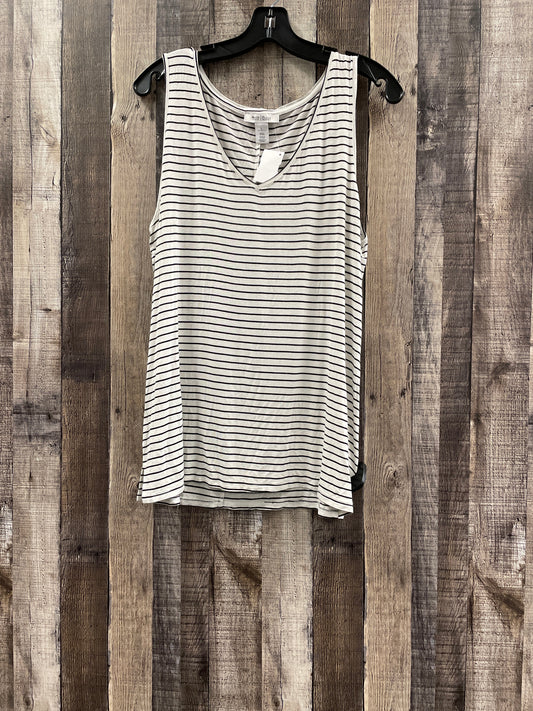 Top Sleeveless By White House Black Market In Striped Pattern, Size: L