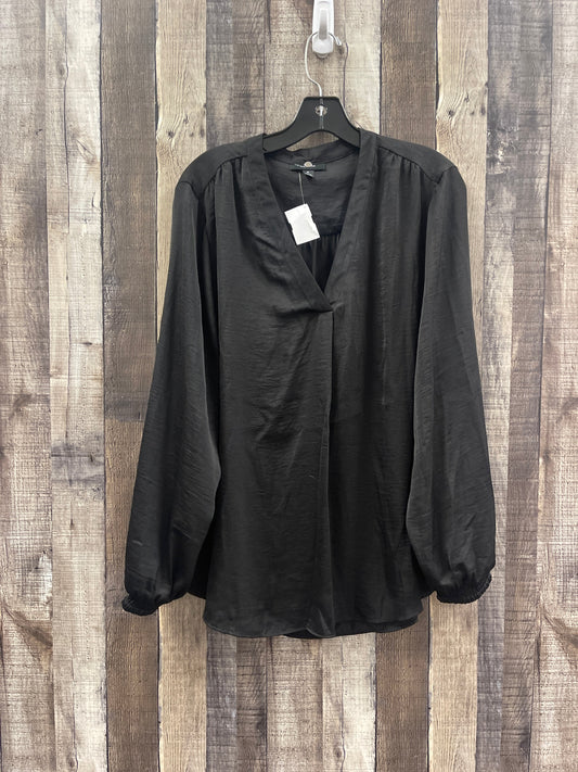 Top Long Sleeve By Alfani In Black, Size: Xl