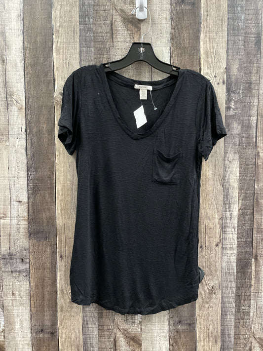 Top Short Sleeve By Bozzolo In Black, Size: M