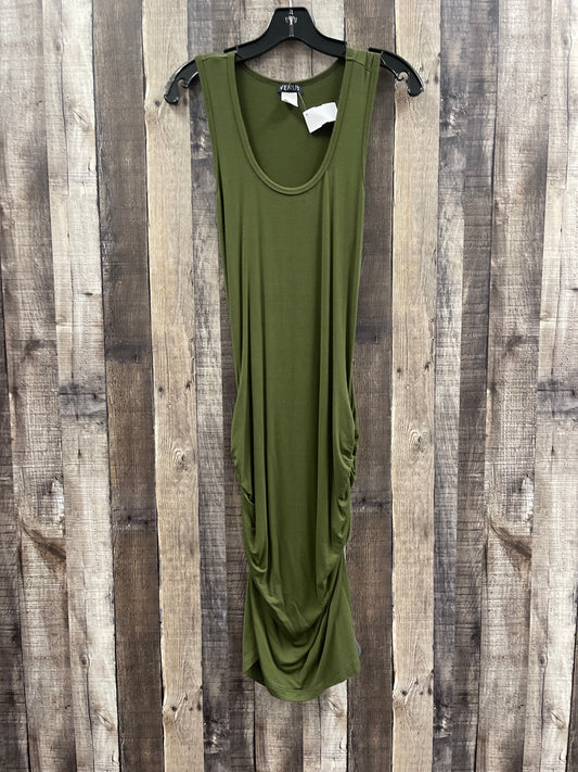 Green Dress Casual Midi Venus, Size M