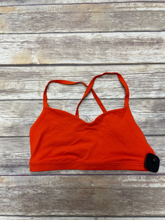 Orange Athletic Bra Athleta, Size M