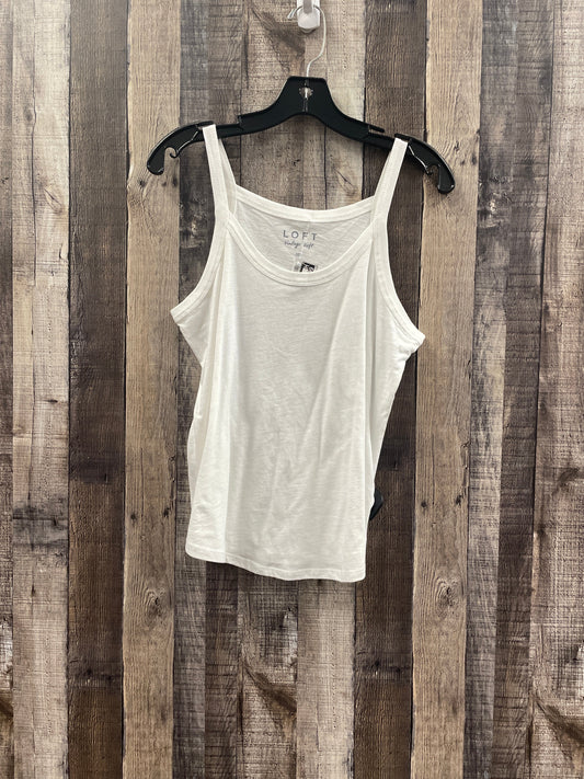 Tank Top By Loft In White, Size: M