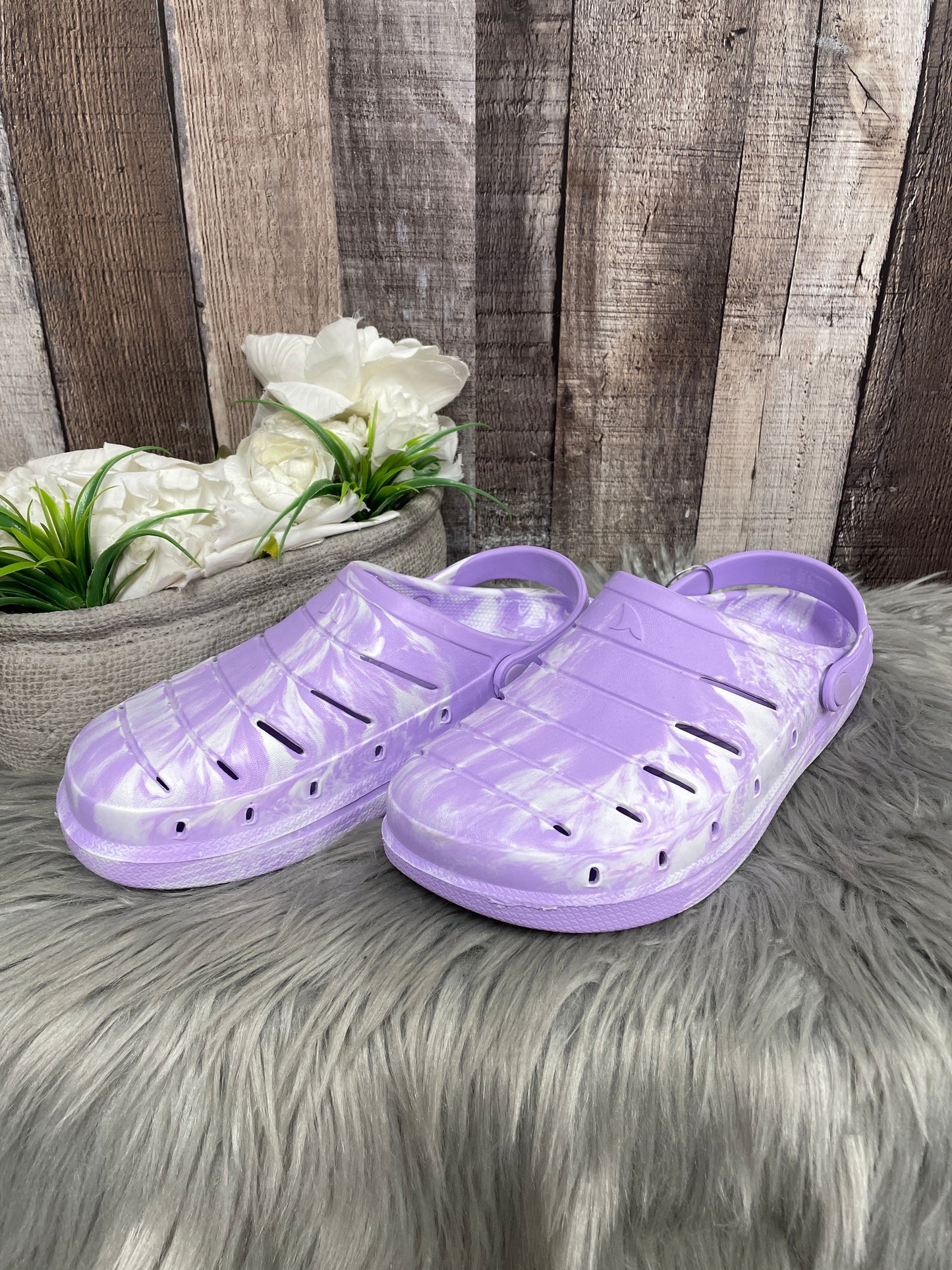 Shoes Flats By Cme In Purple, Size: 6