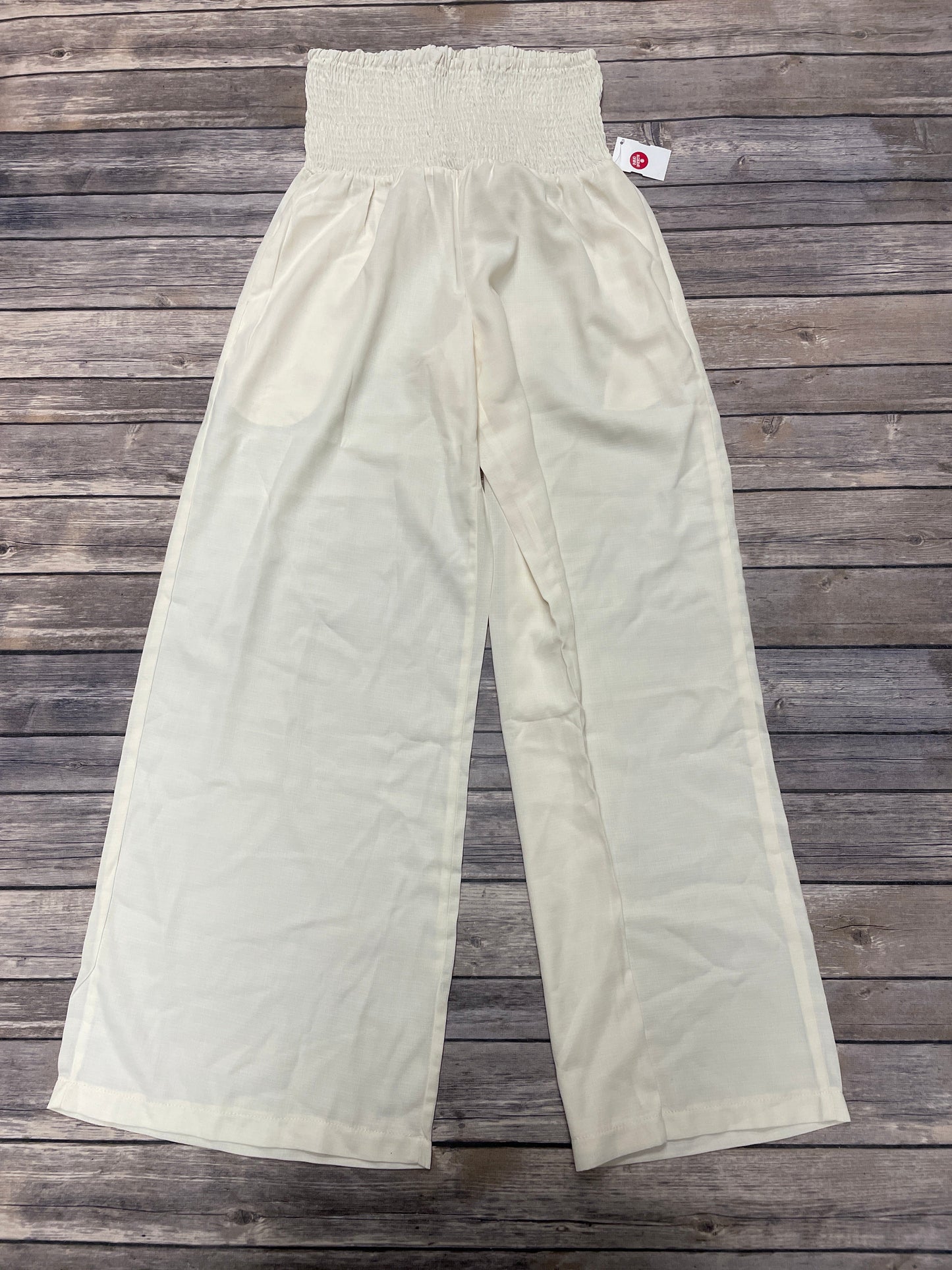 Pants Wide Leg By Cmf In White, Size: M