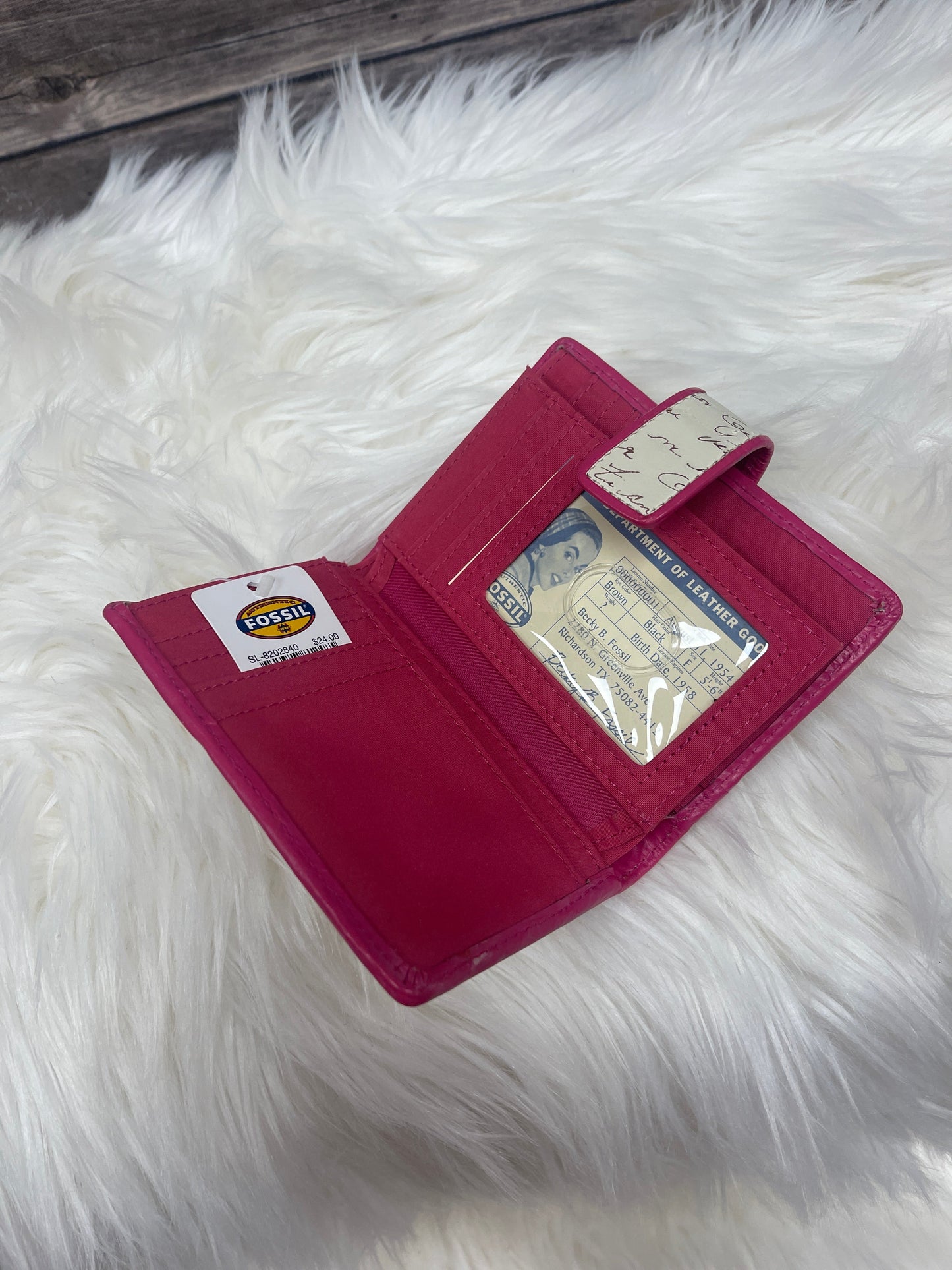 Wallet By Fossil, Size: Small