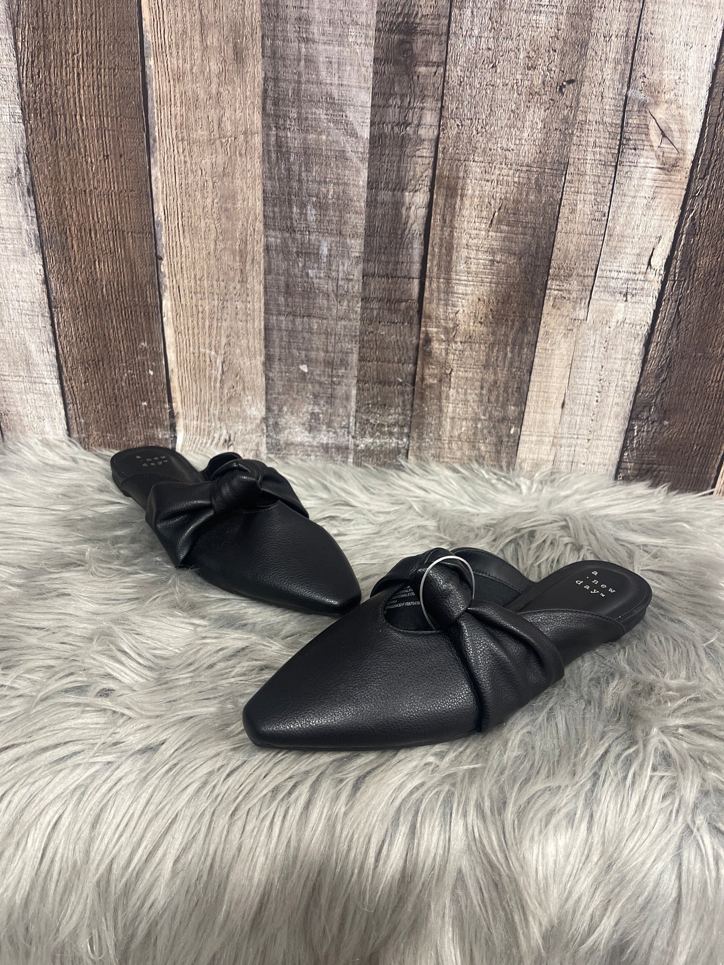 Shoes Flats By A New Day In Black, Size: 7.5