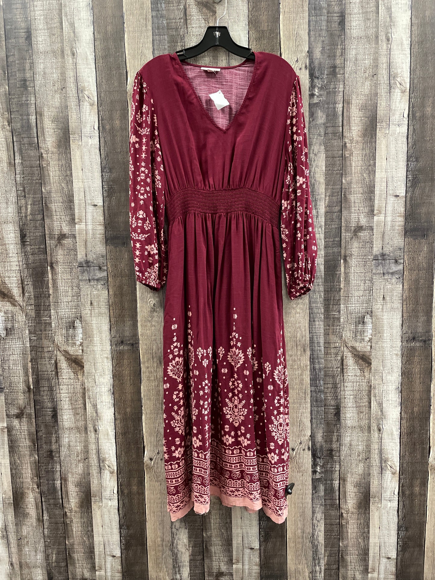 Dress Casual Maxi By Knox Rose In Red, Size: M