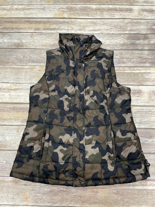 Vest Puffer & Quilted By Arizona In Camouflage Print, Size: Xl