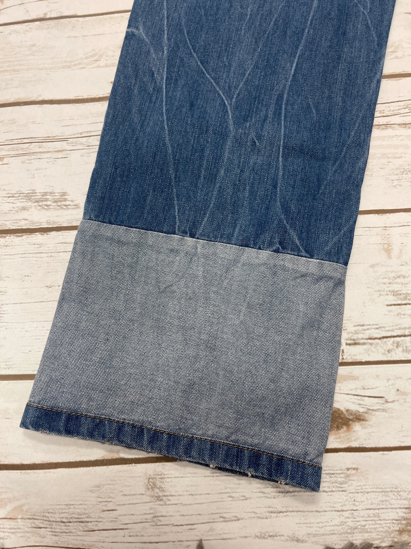 Jeans Wide Leg By Who What Wear In Blue Denim, Size: 4