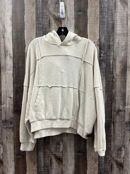 Sweatshirt Hoodie By Aerie In Cream, Size: M