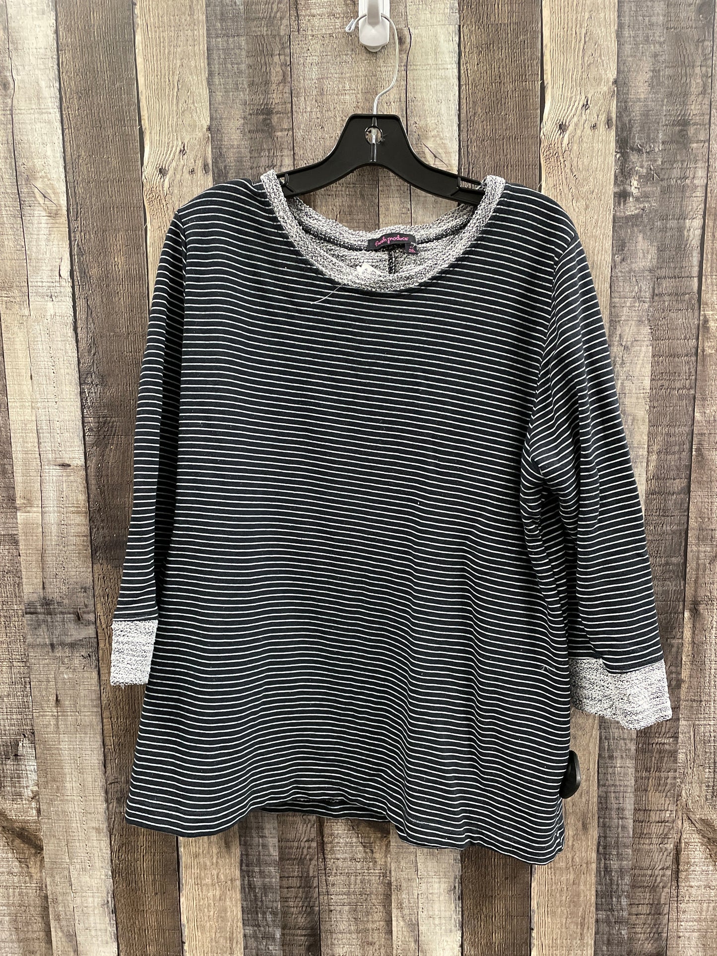 Top Long Sleeve By Fresh Produce In Striped Pattern, Size: Xl