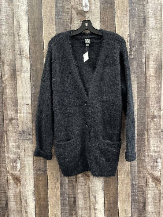 Sweater Cardigan By Worthington In Black, Size: M