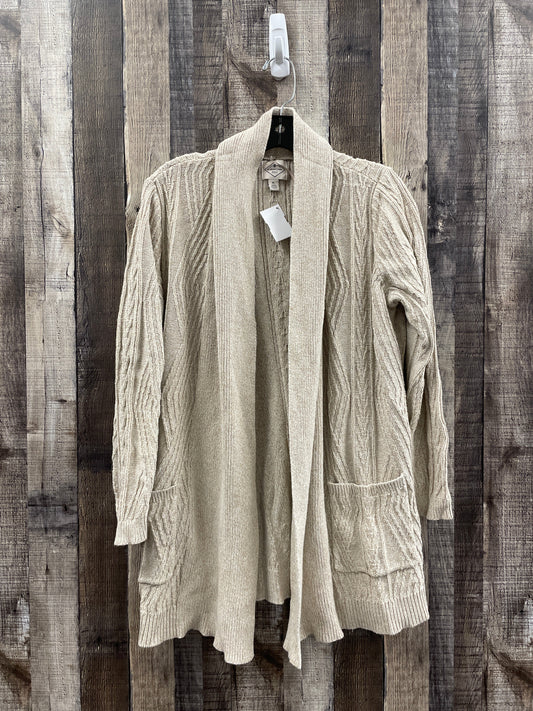 Sweater Cardigan By St Johns Bay In Brown, Size: Petite L